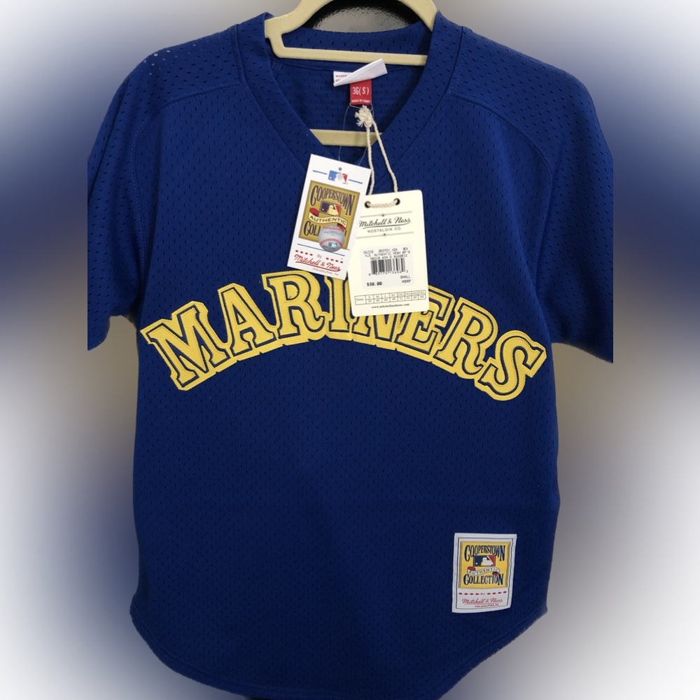 Mitchell & Ness: Seattle Mariners “Ken Griffey, Jr.” #24 (1991) mesh-jersey